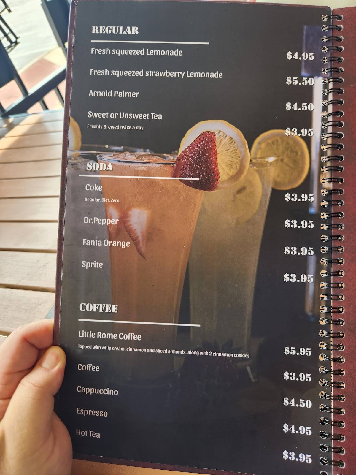 Little Rome Restaurant & Pizza меню