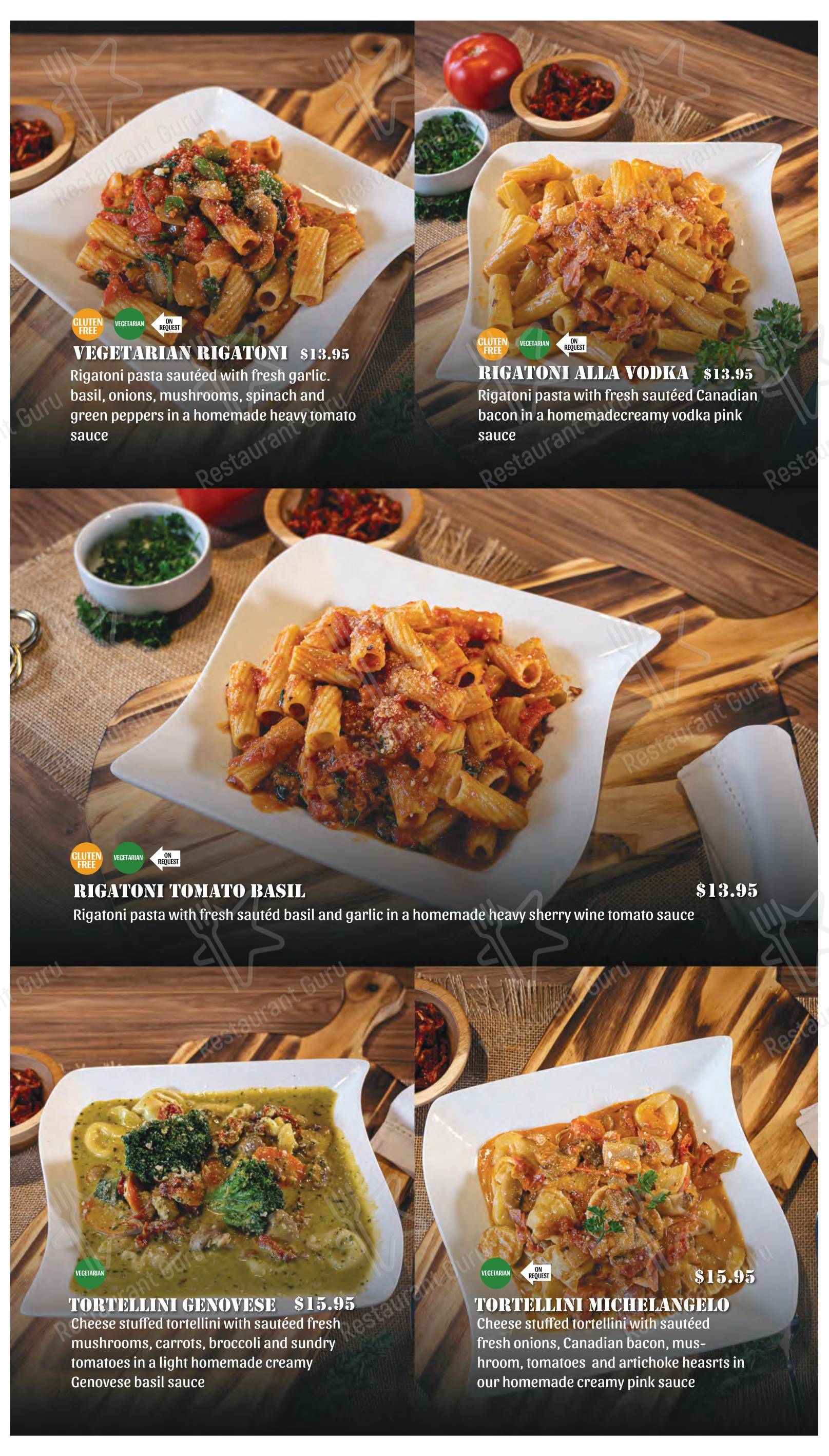Меню пиццерии Little Rome Restaurant & Pizza - Меню