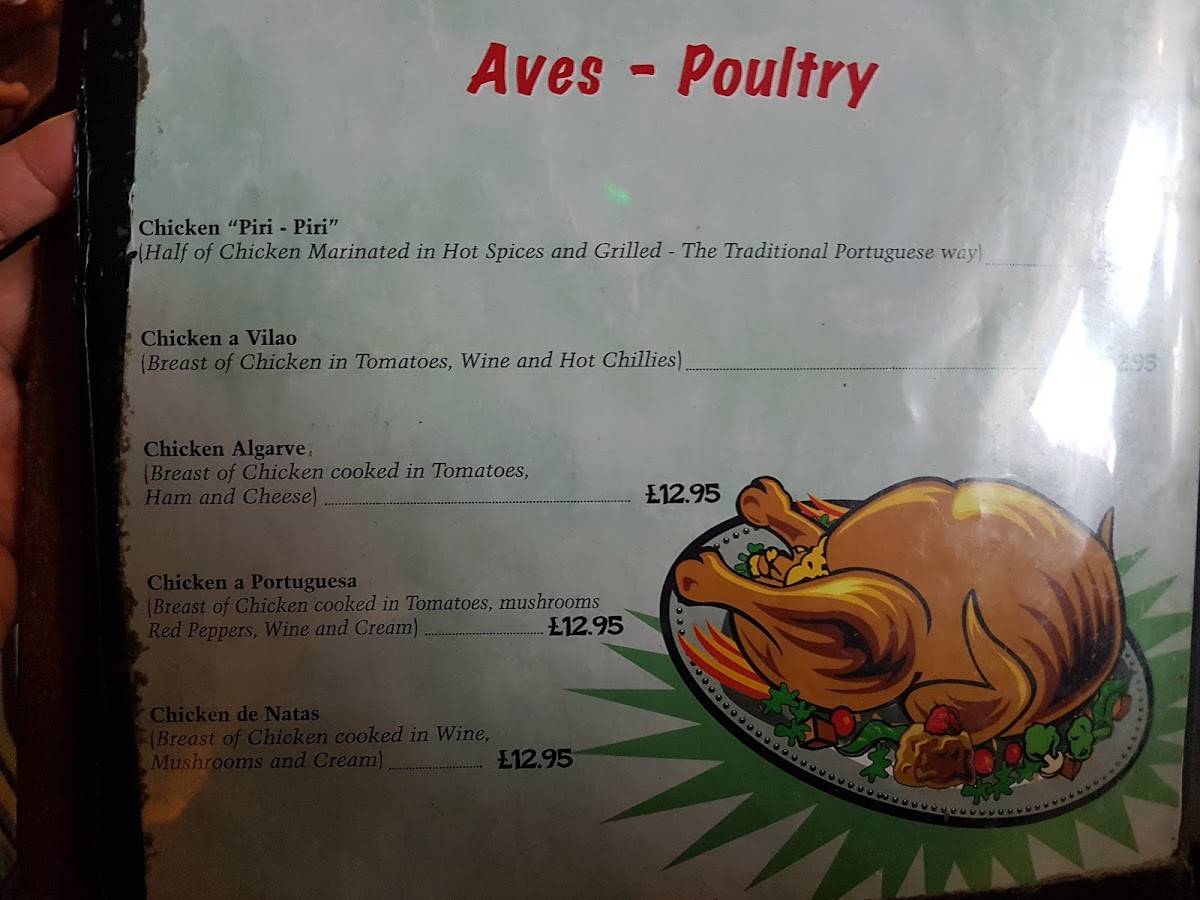 Madeira Restaurante меню