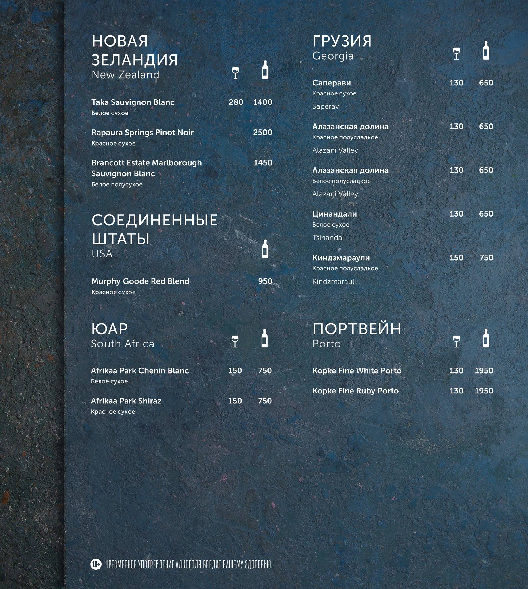 Mario_resto Murmansk меню
