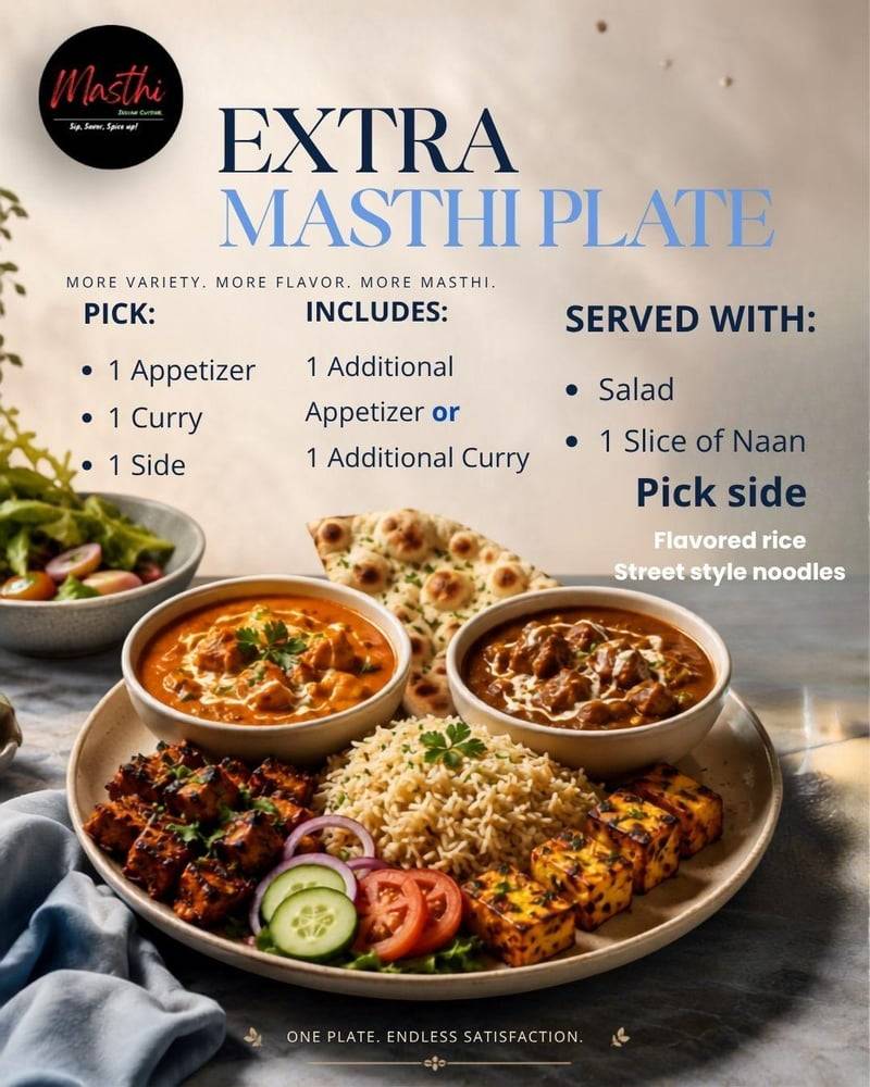 Masthi Indian Cuisine меню