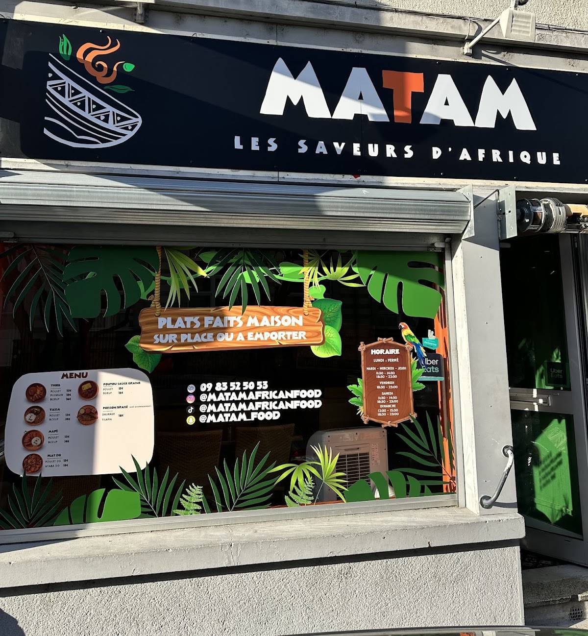 Matam меню