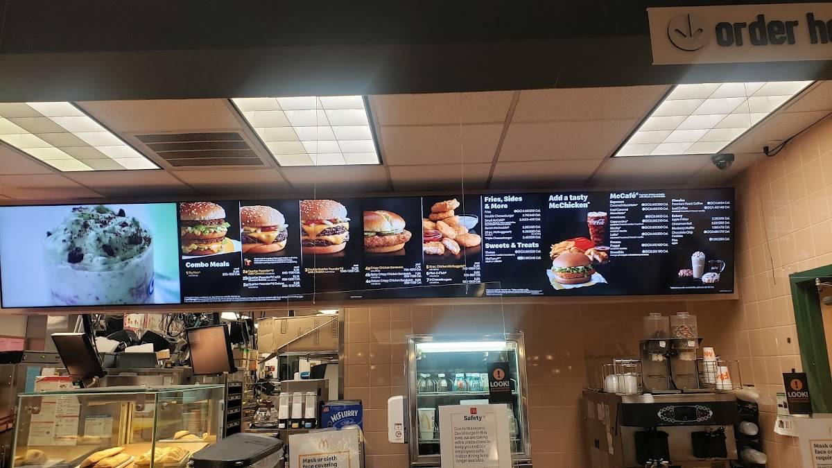 McDonald's меню