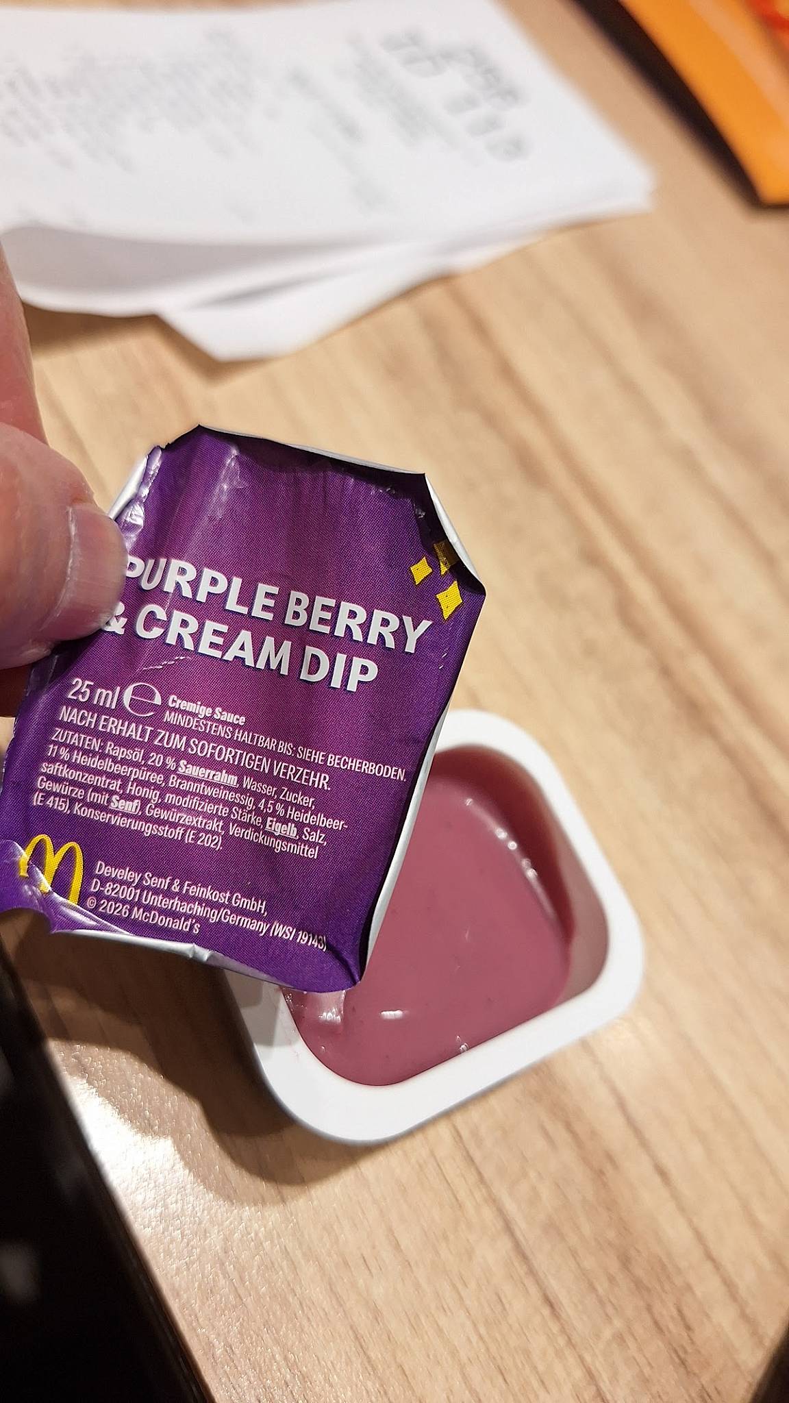 McDonald's меню