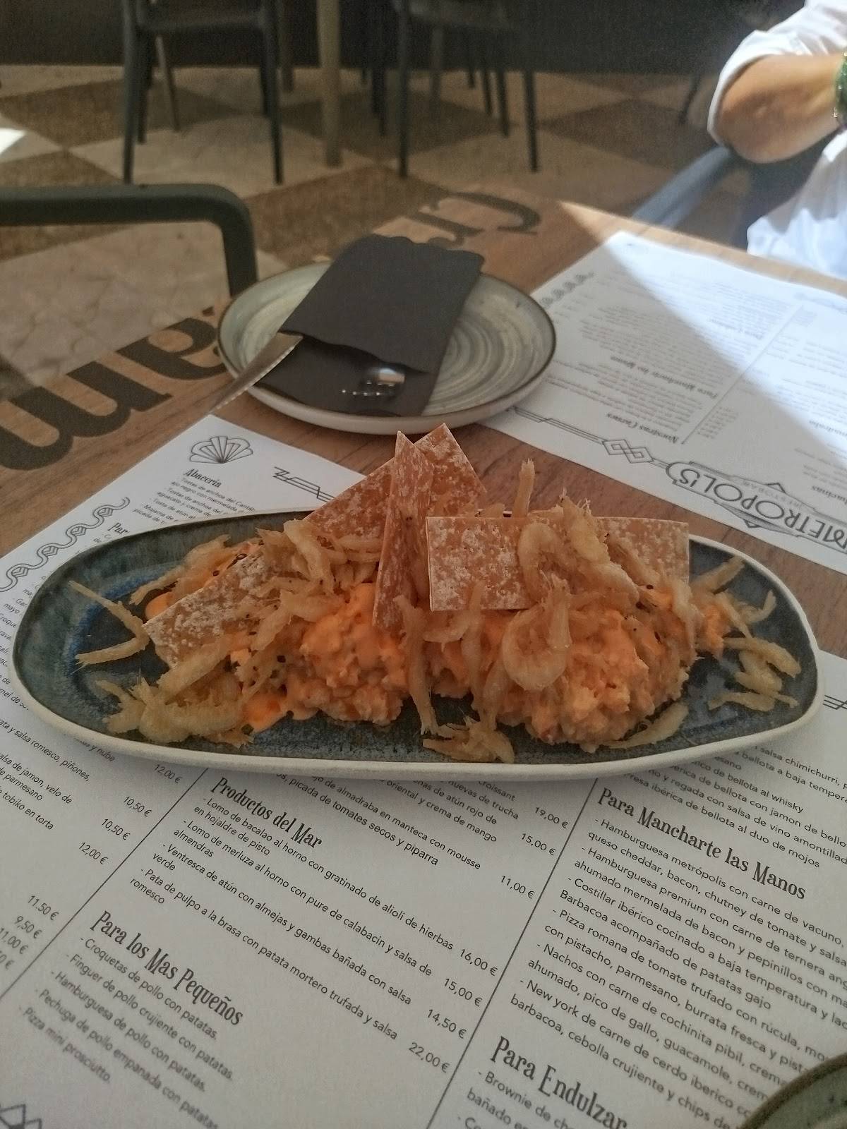 Metropolis Restobar меню