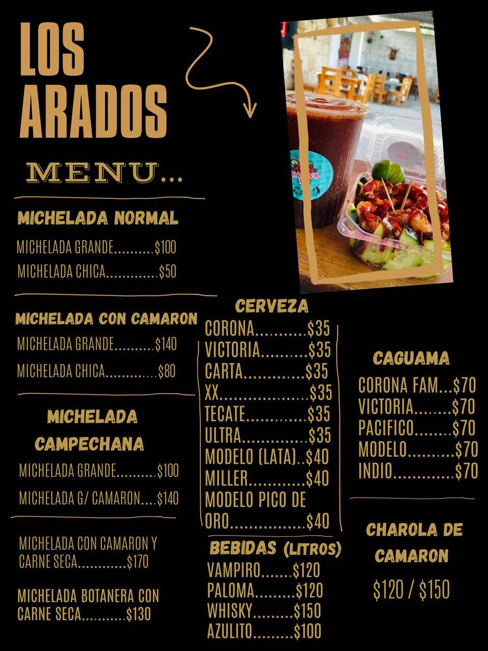 Micheleria Los Arados меню