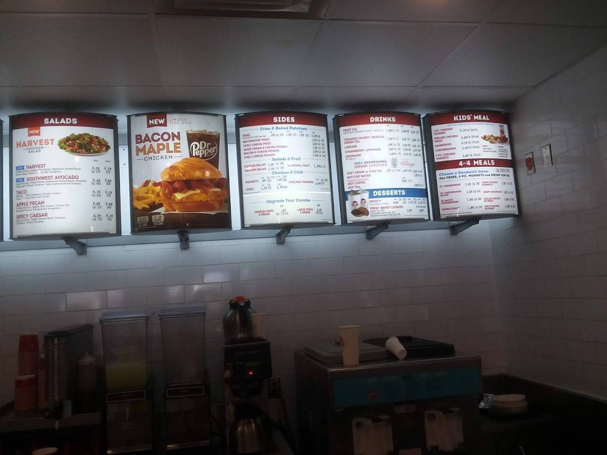 Wendy's меню