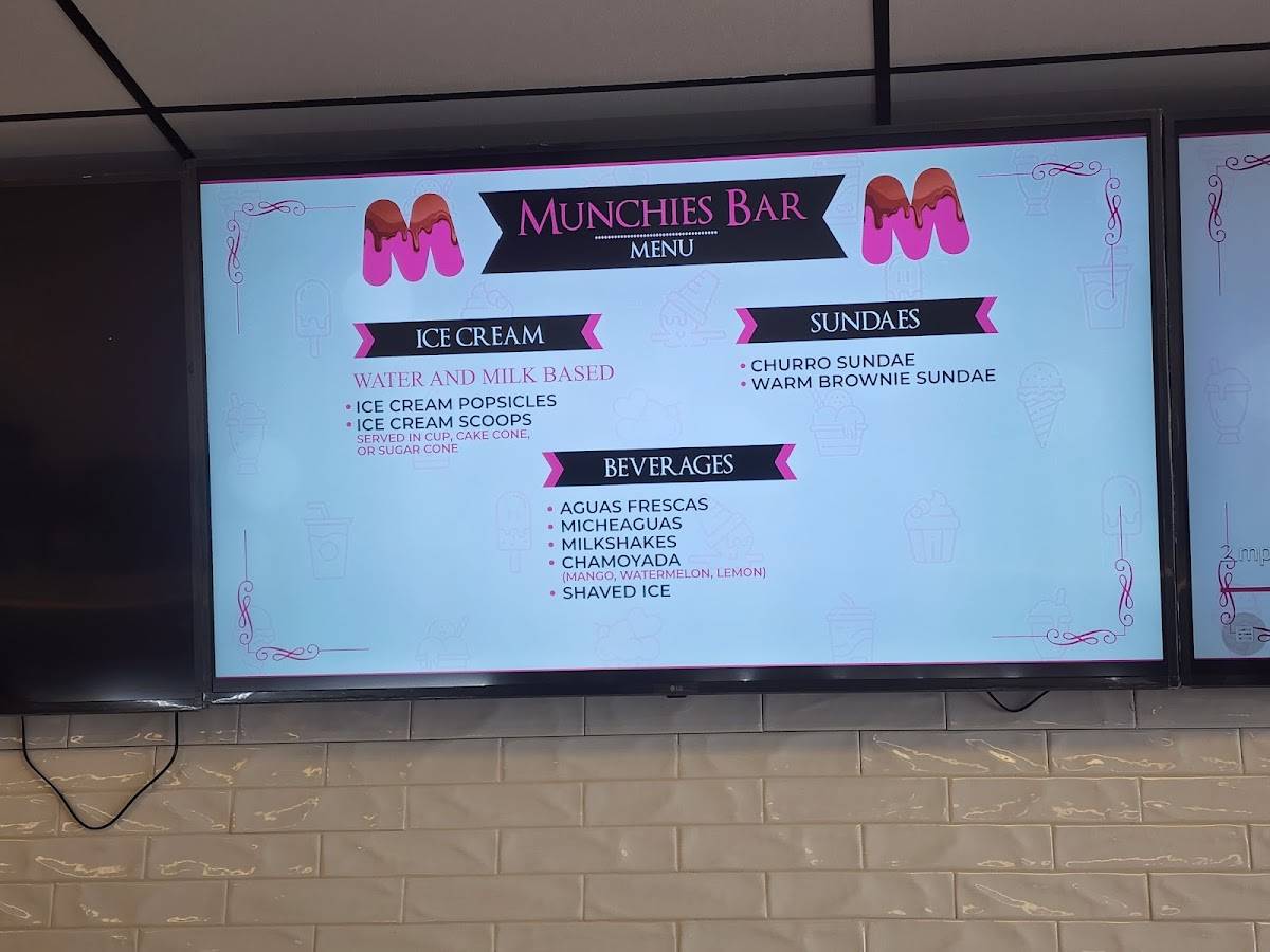 Munchies Bar меню