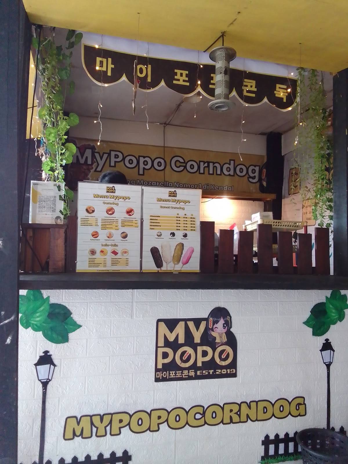 MypopoCorndog меню