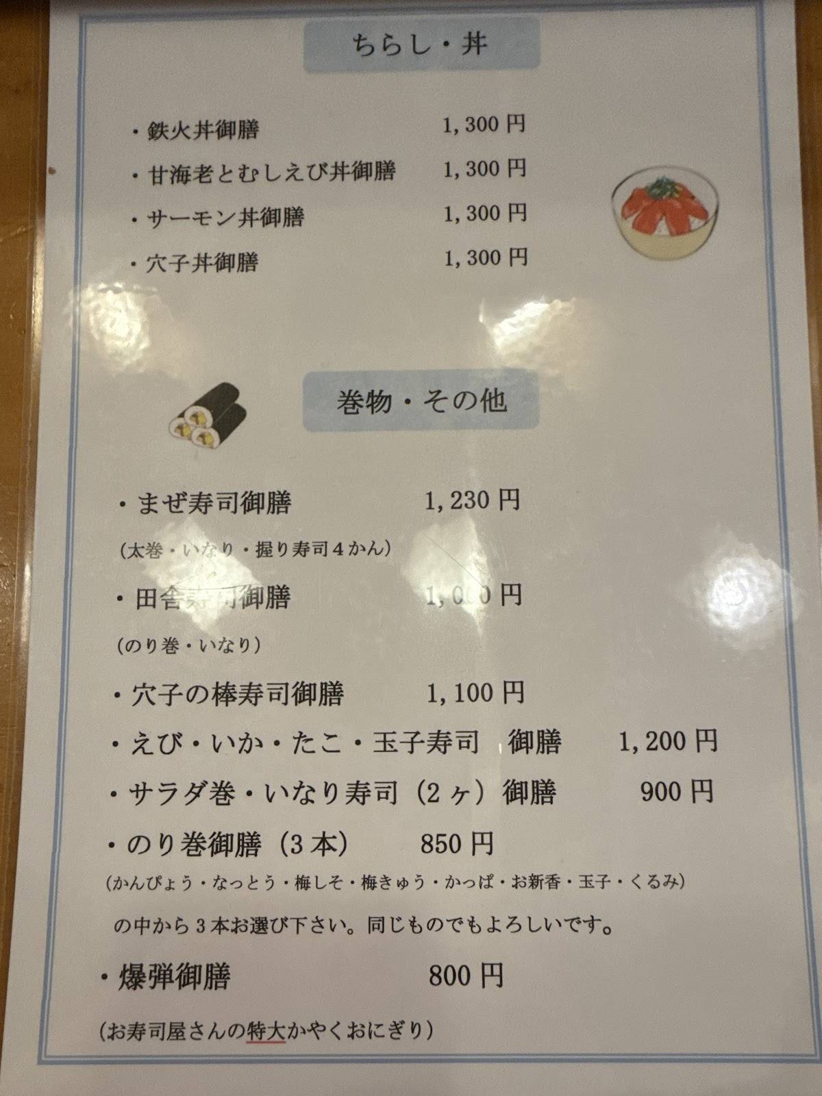Kin Sushi меню