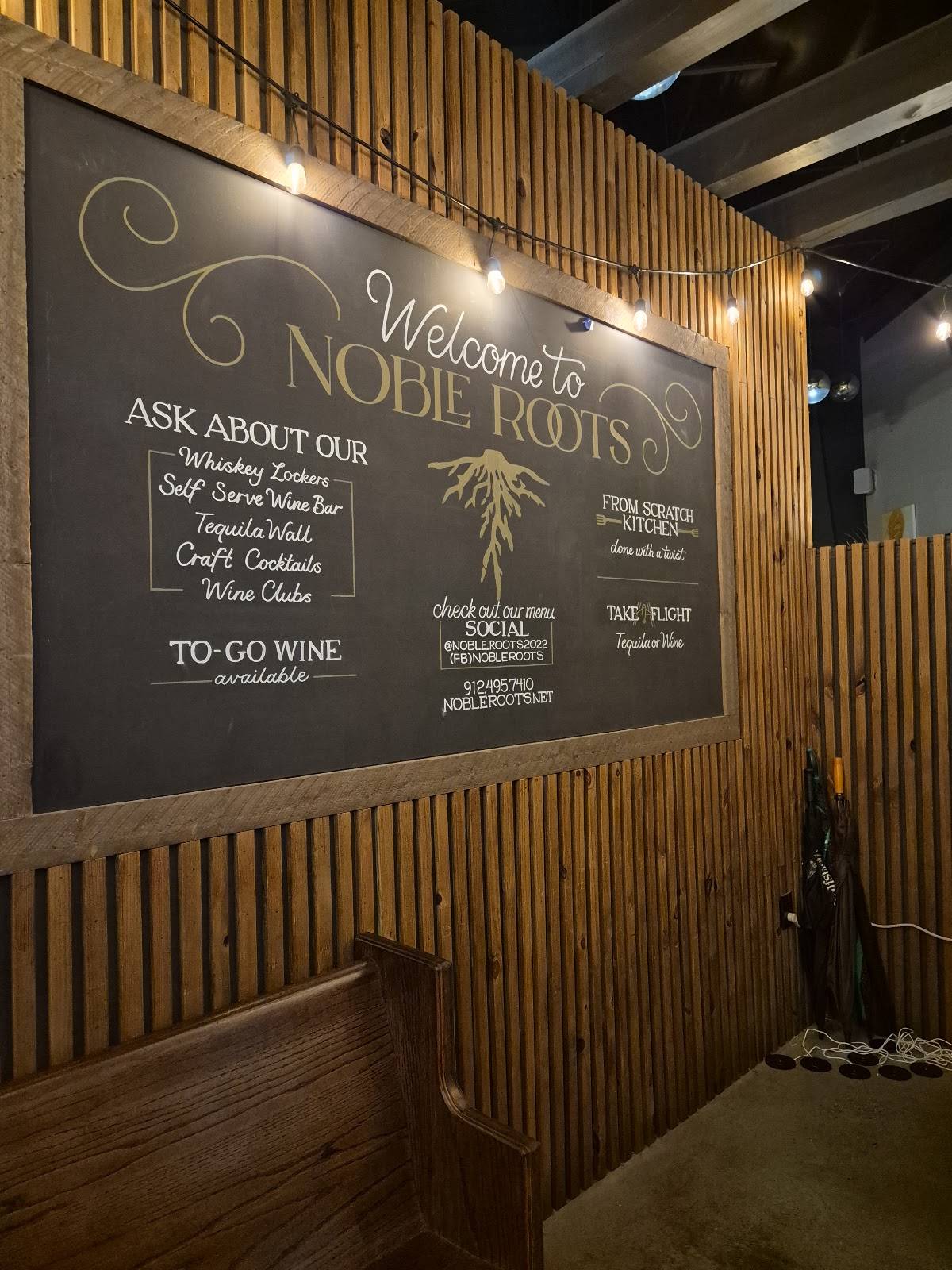 Noble Roots меню