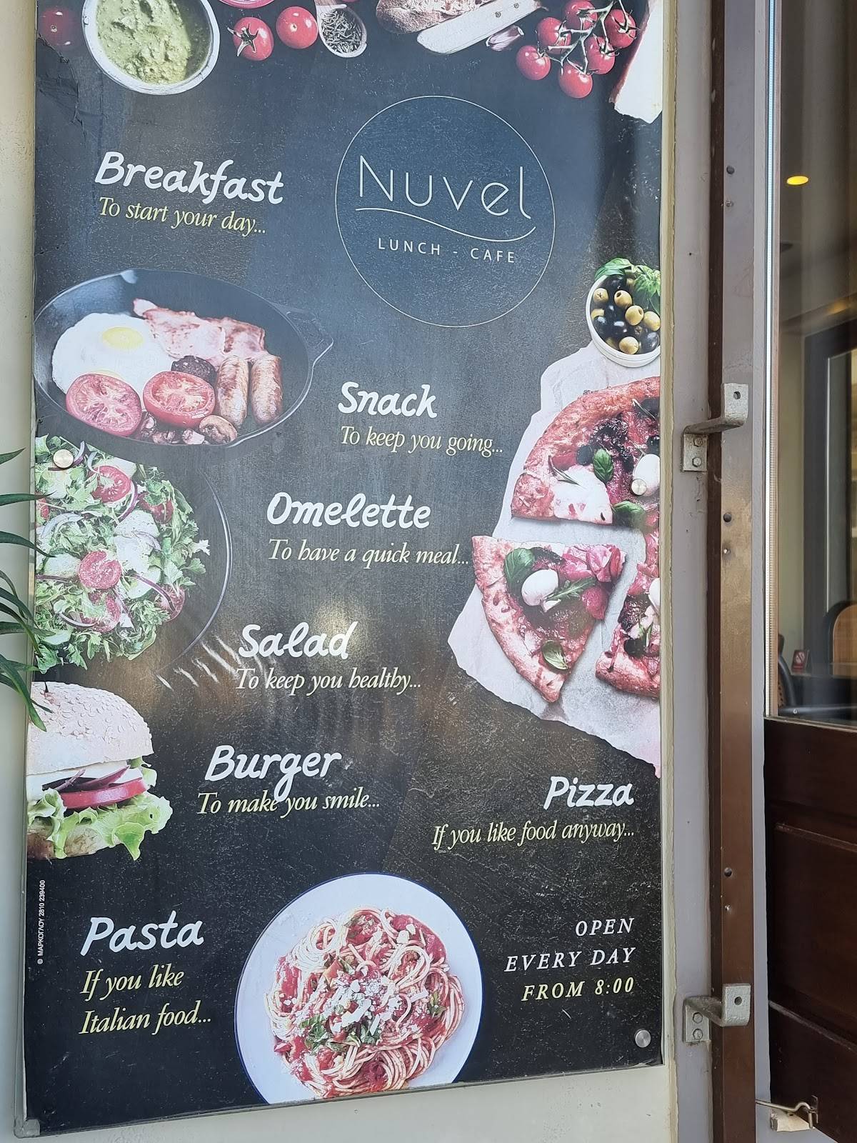 Nuvel меню