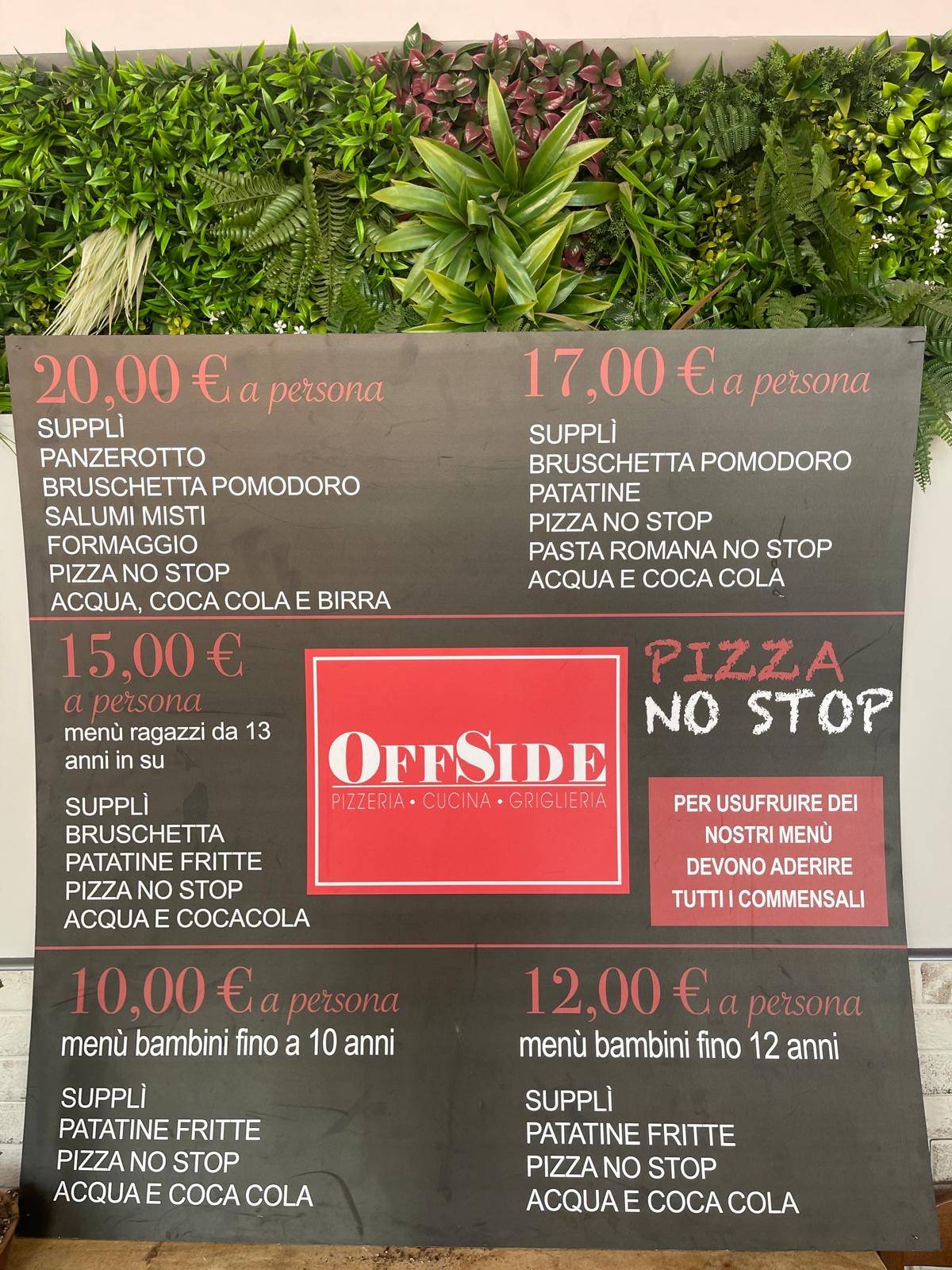 OffSide Tor tre teste меню