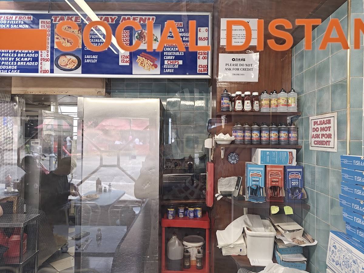 Olley’s fish bar меню