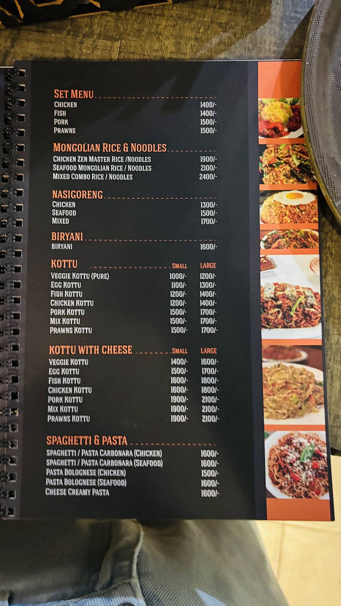 Open Kitchen меню