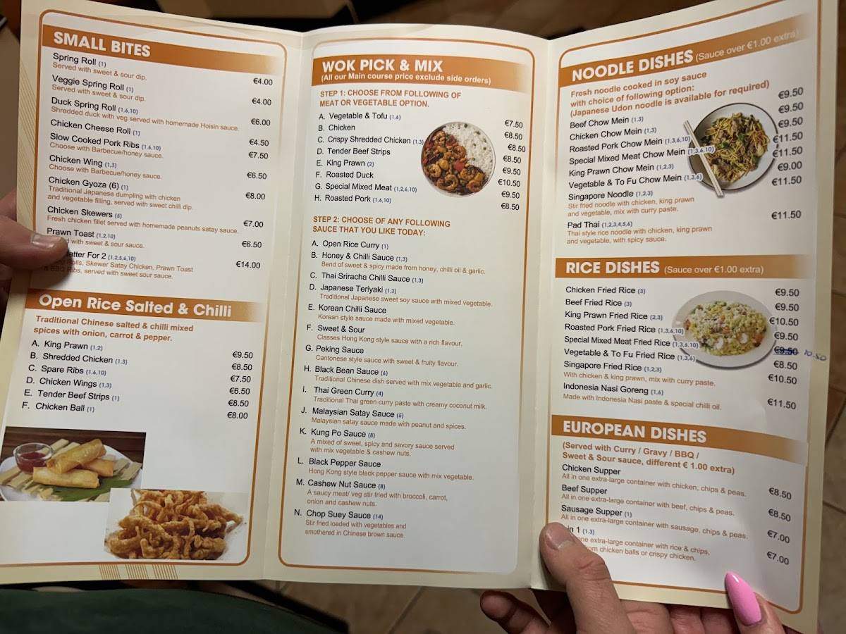 Open Rice Asian Bistro меню