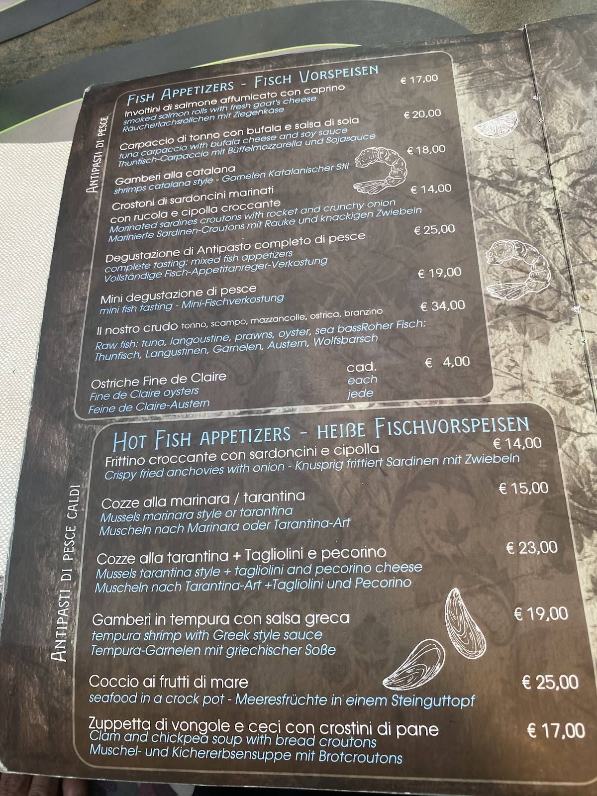 Osteria E... Pataca меню