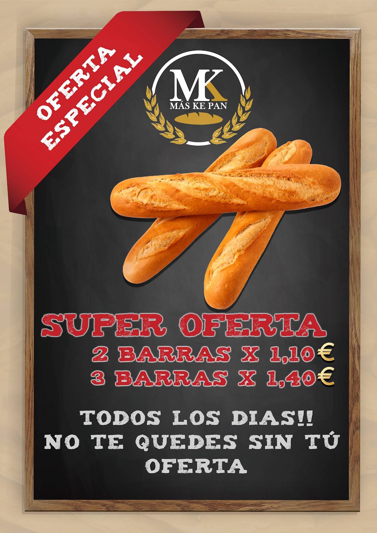 Panadería Bakery Mas Ke Pan Rota меню