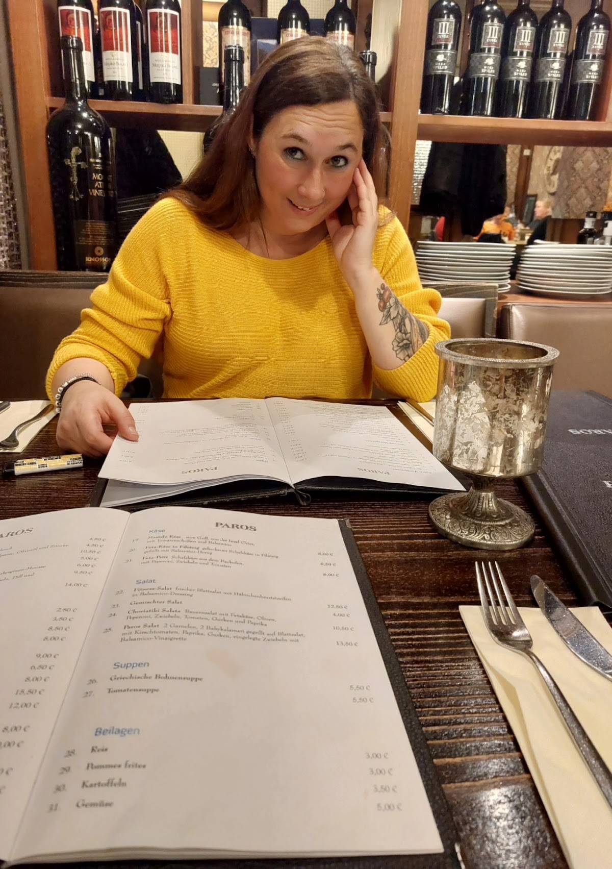 Paros Restaurant меню