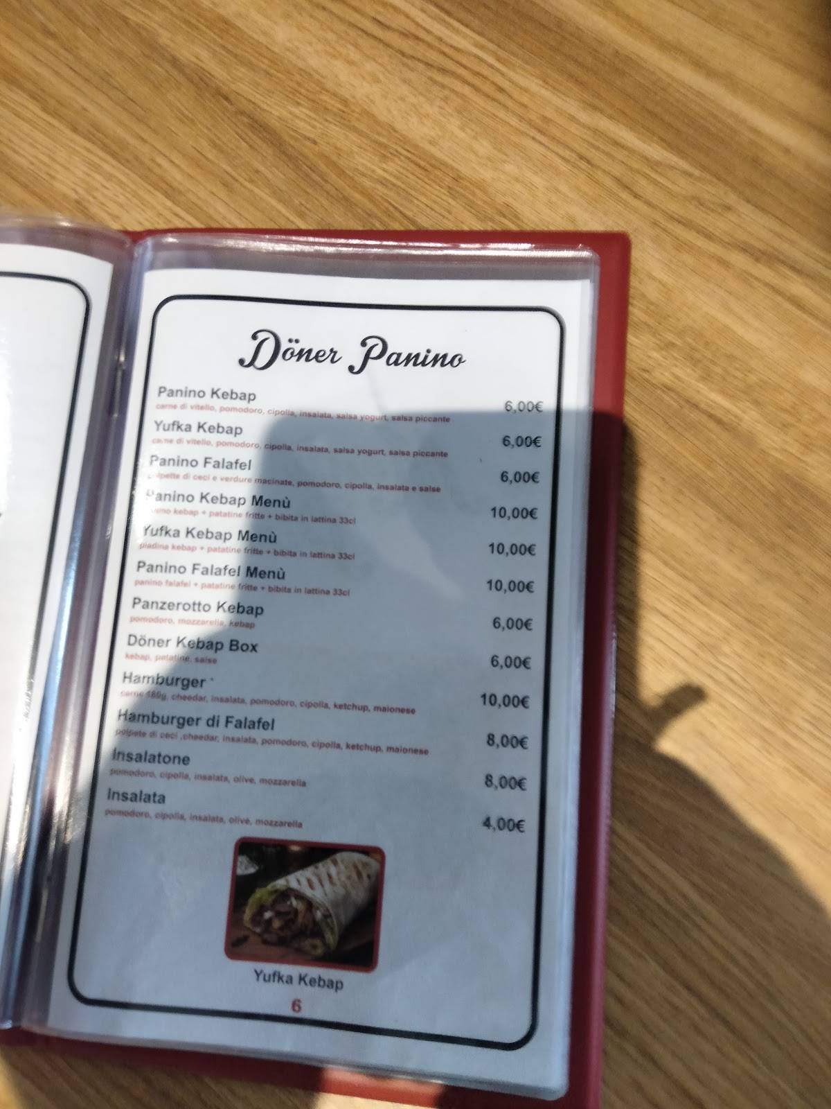 Pașa меню