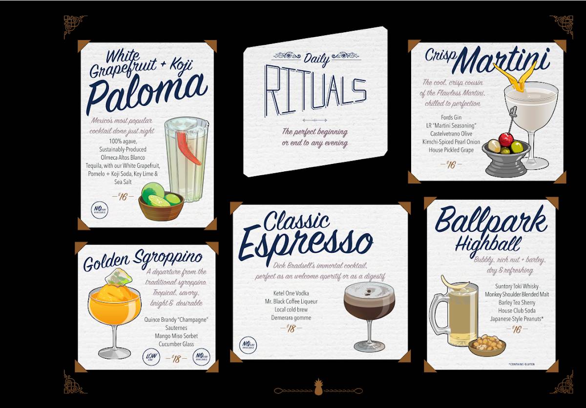 Little Rituals меню