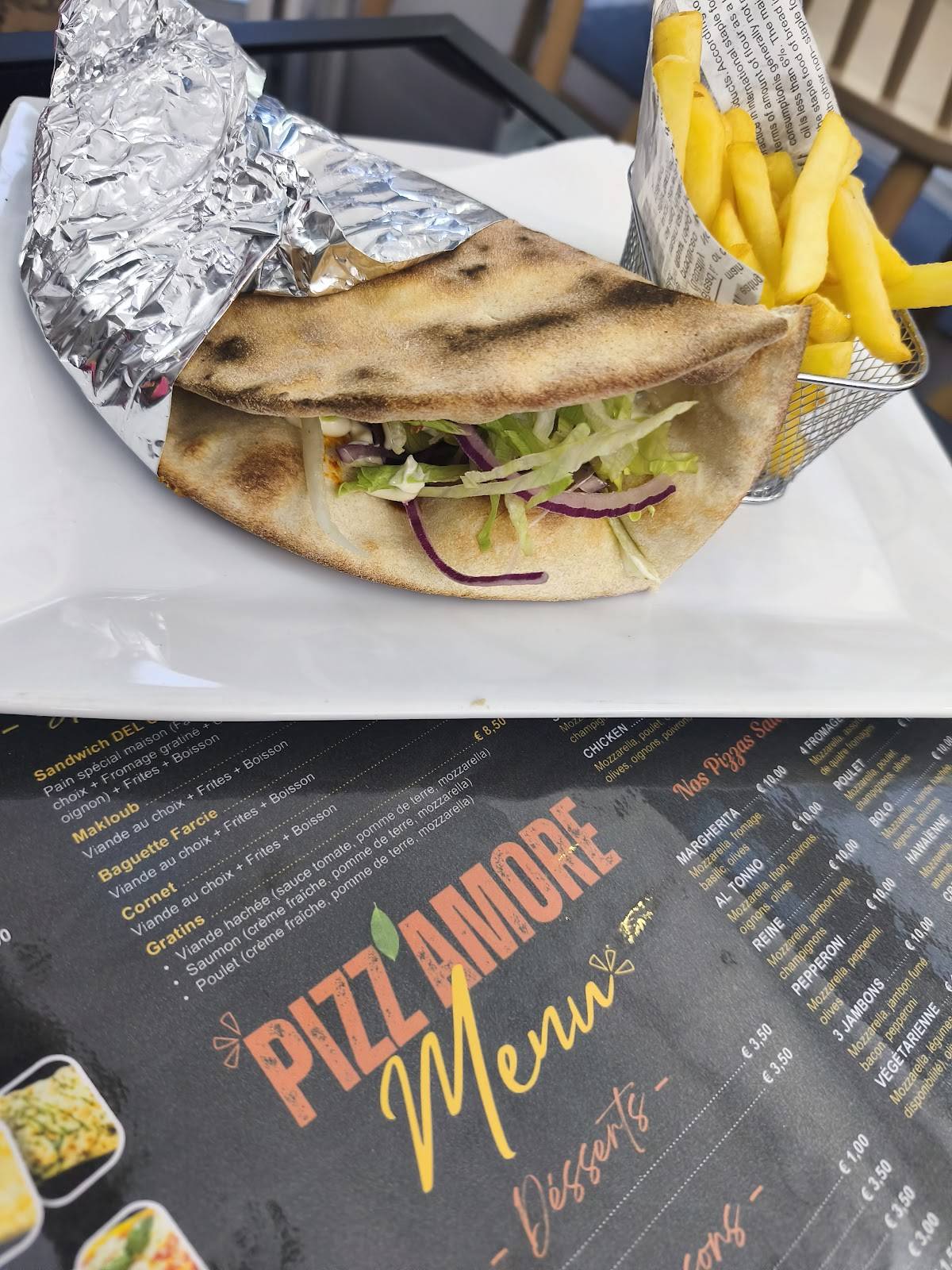 Pizz'Amore меню