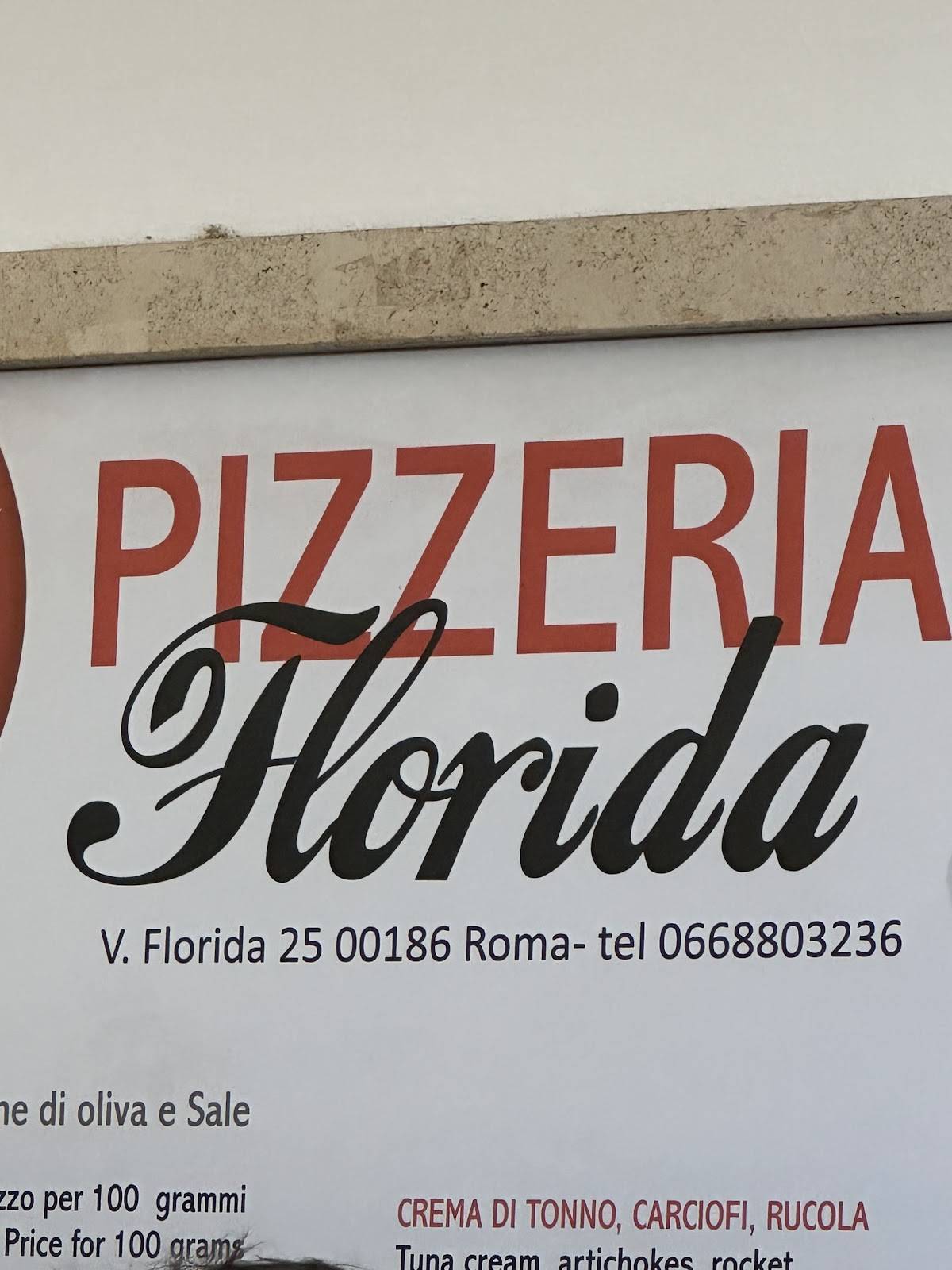 Pizza Florida меню