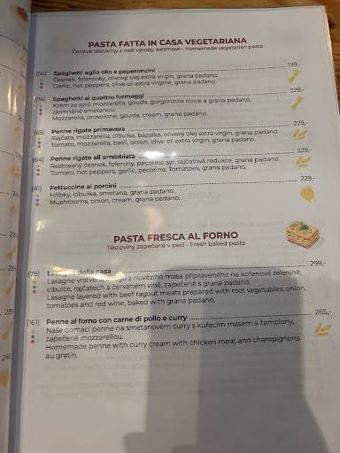 Pizzaria Rustica меню