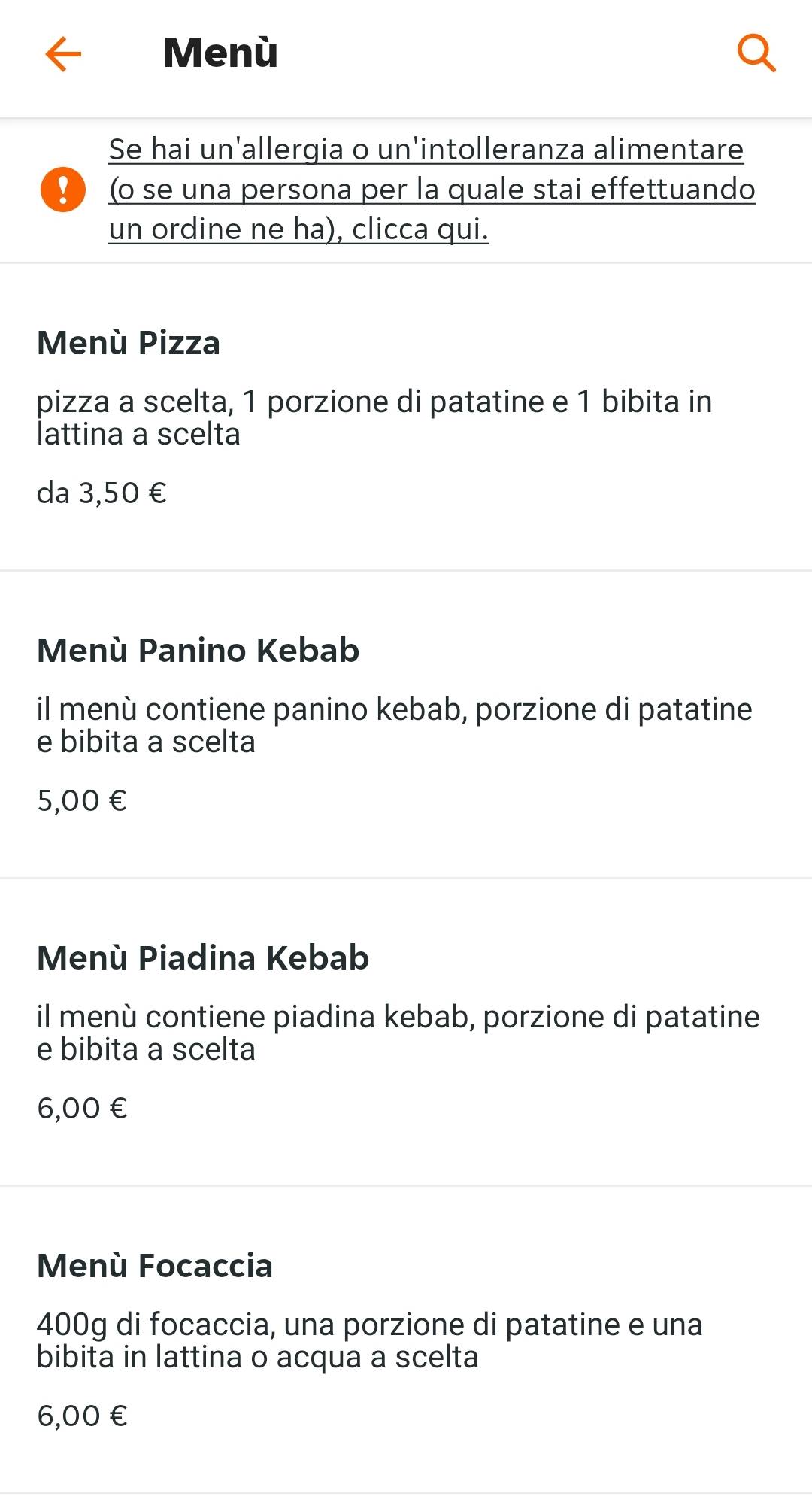 Bar cucè меню