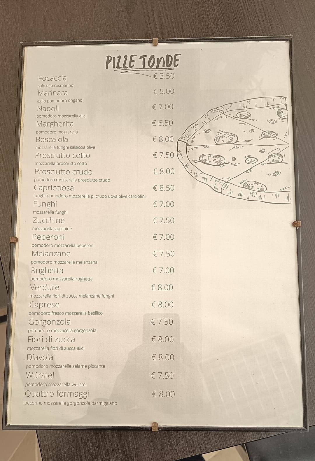 Pizzeria Mari dal 1974 меню