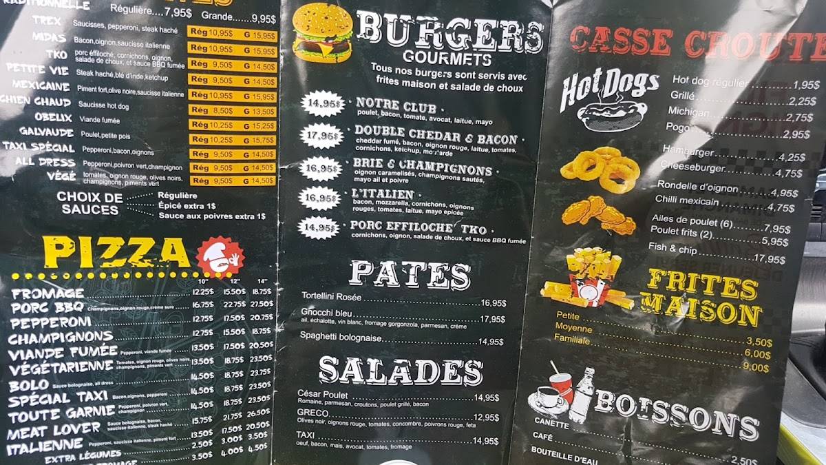 Restaurant Choisy меню
