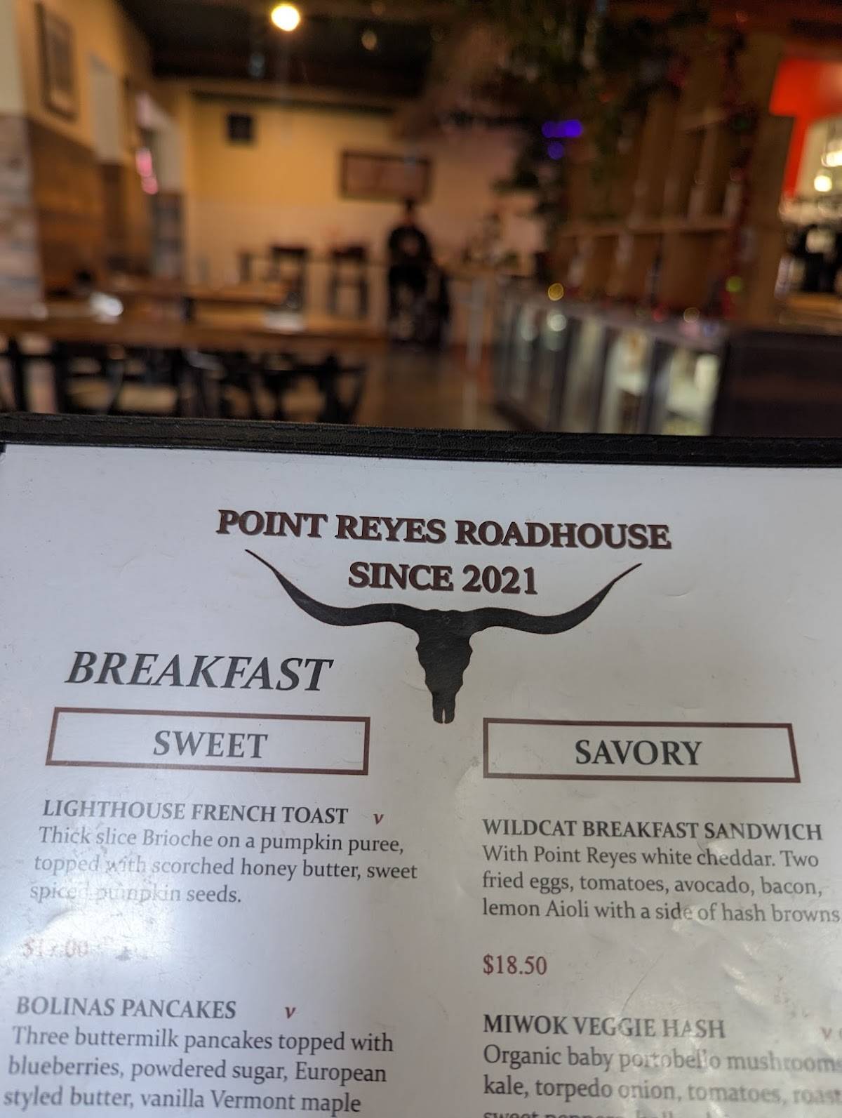 Roadhouse меню