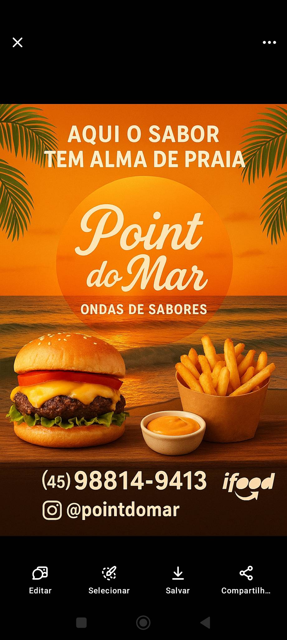 Point do Mar меню