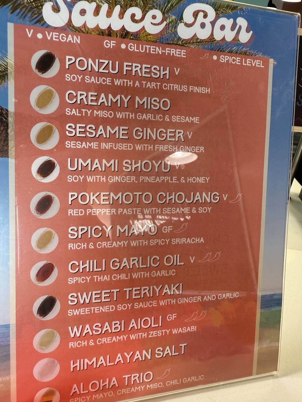 Pokemoto Spring Tx меню