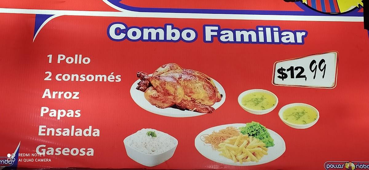 Pollos Riobamba меню
