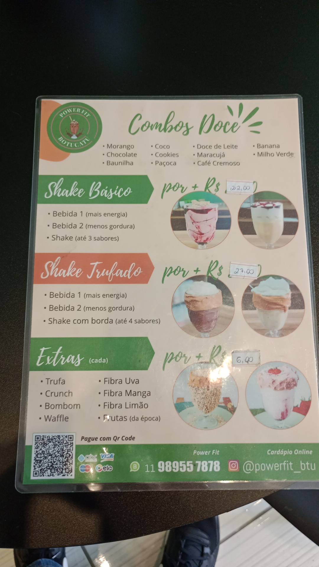 Power Fit Botucatu меню