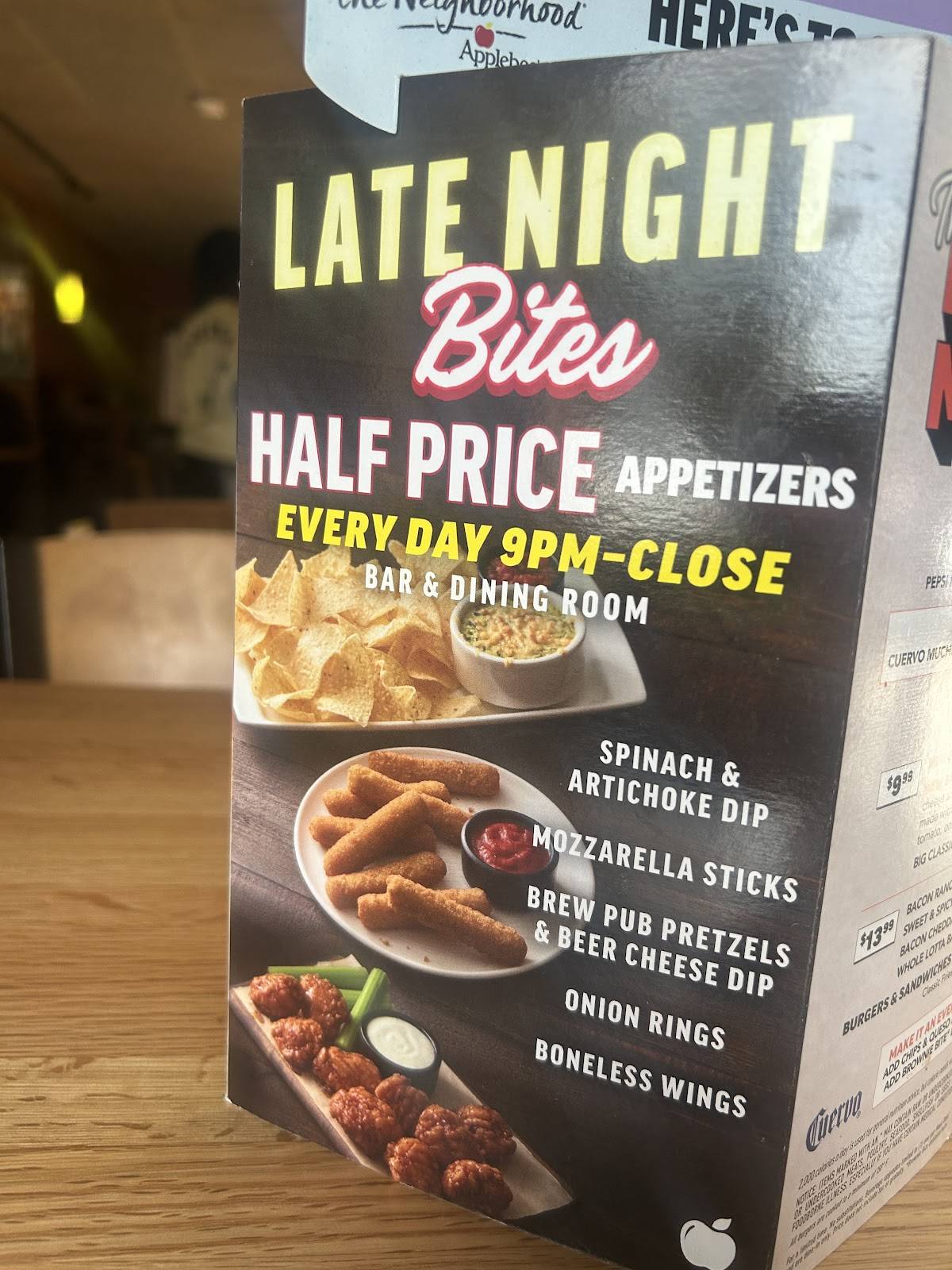 Applebee's Grill + Bar меню