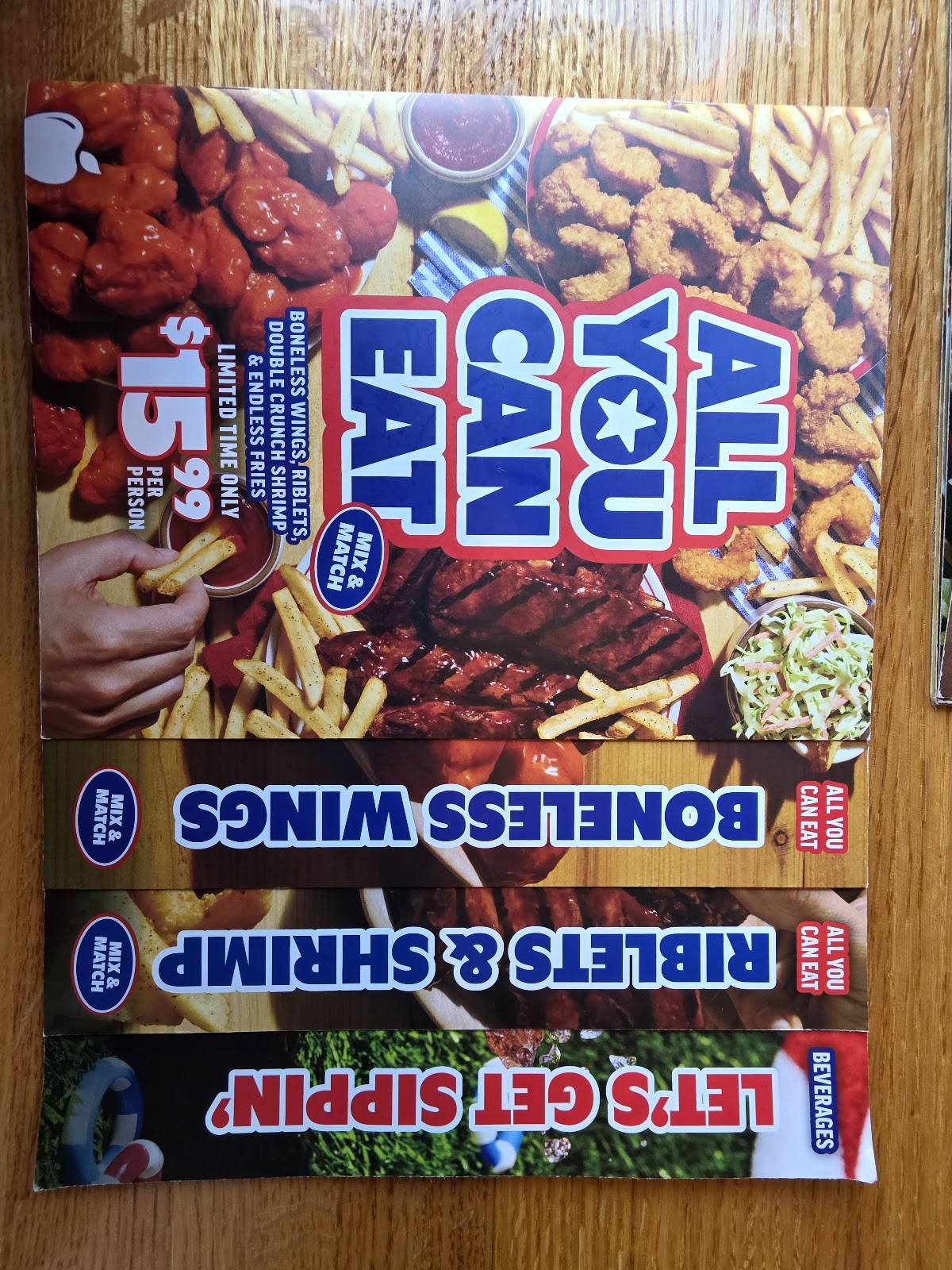 Applebee's Grill + Bar меню