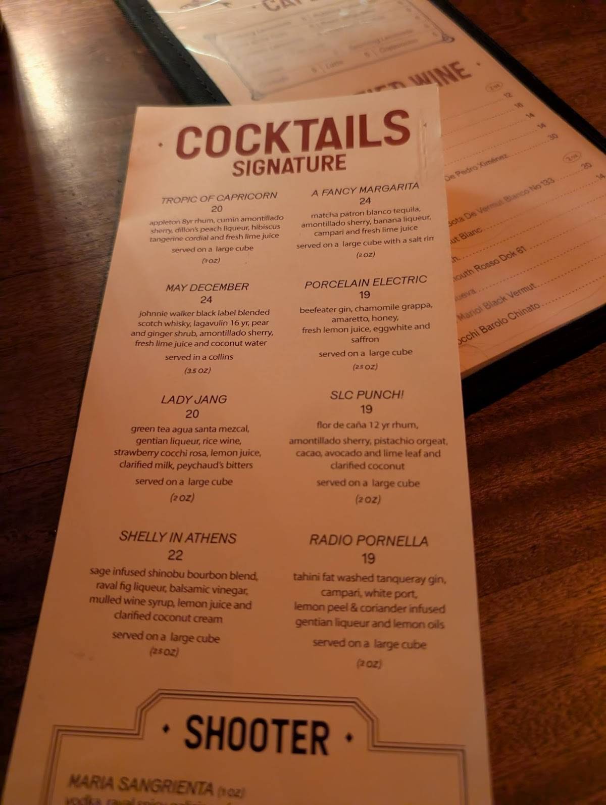 Bar Raval меню