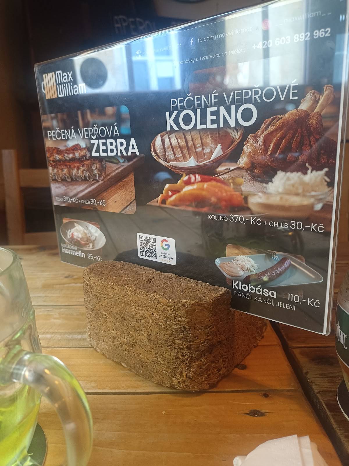 Hospůdka Maxwilliam меню