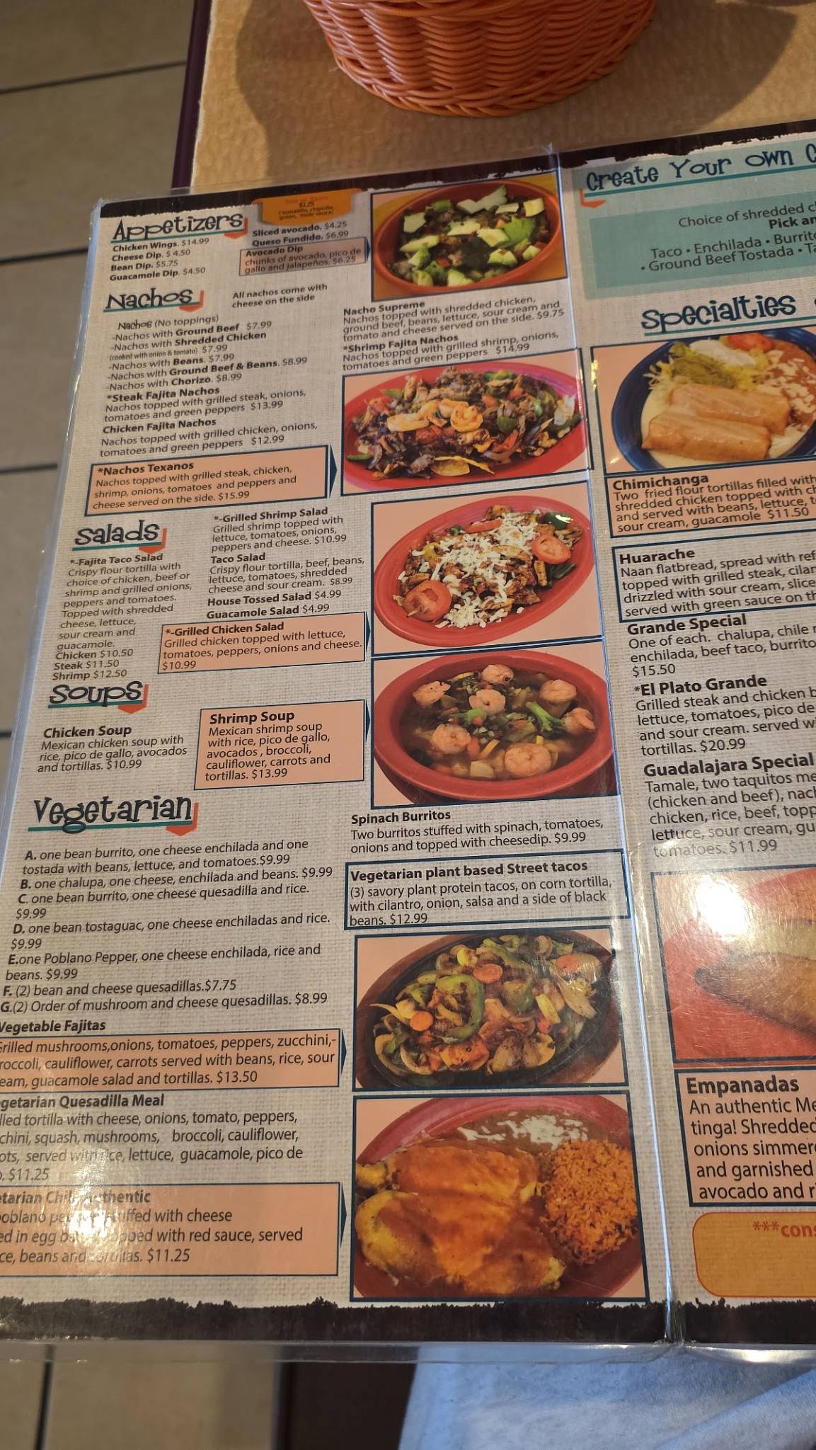 Mi Ranchito меню