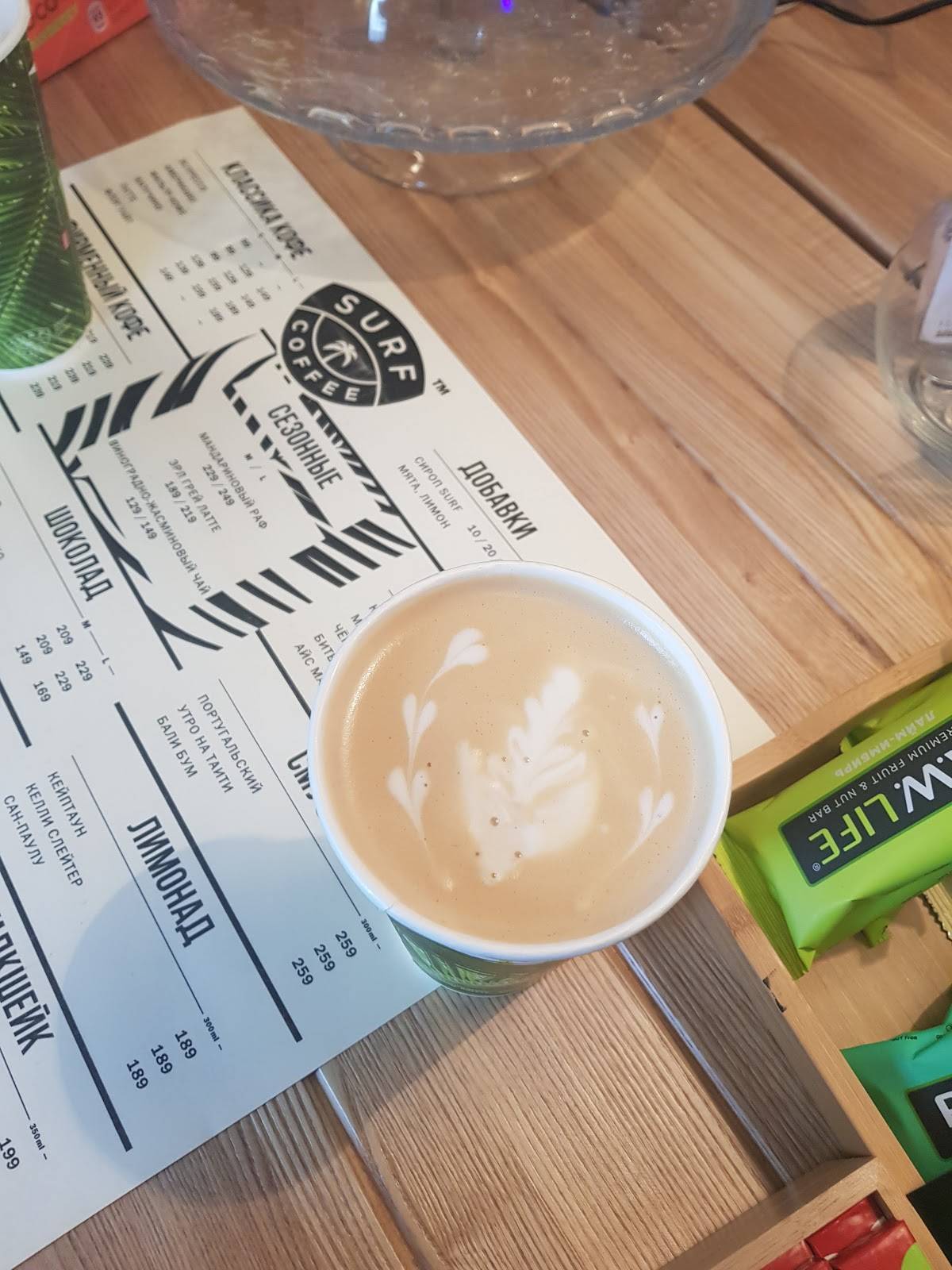 Surf Coffee x Muses меню