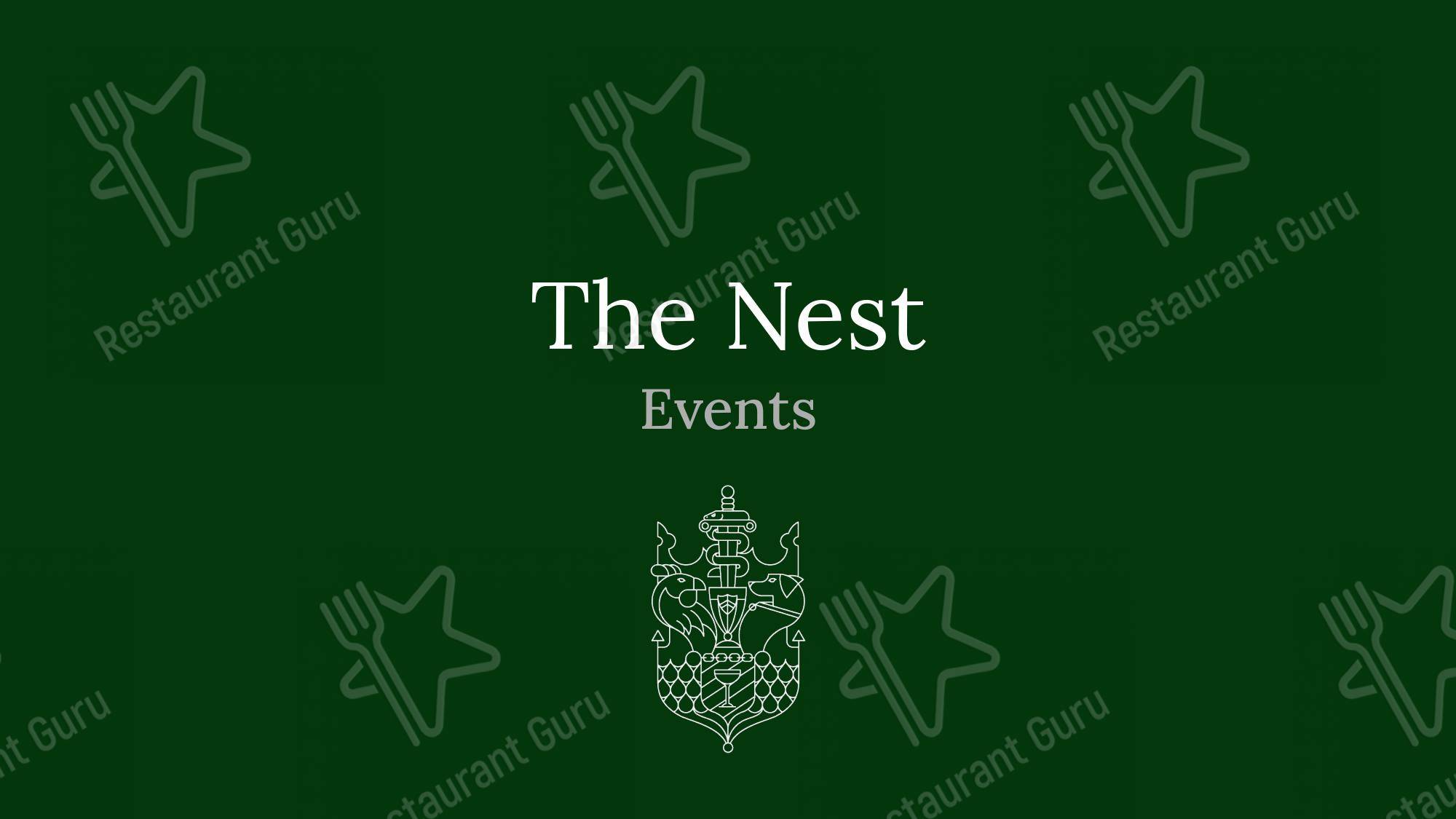 Меню The Nest - блюда и напитки