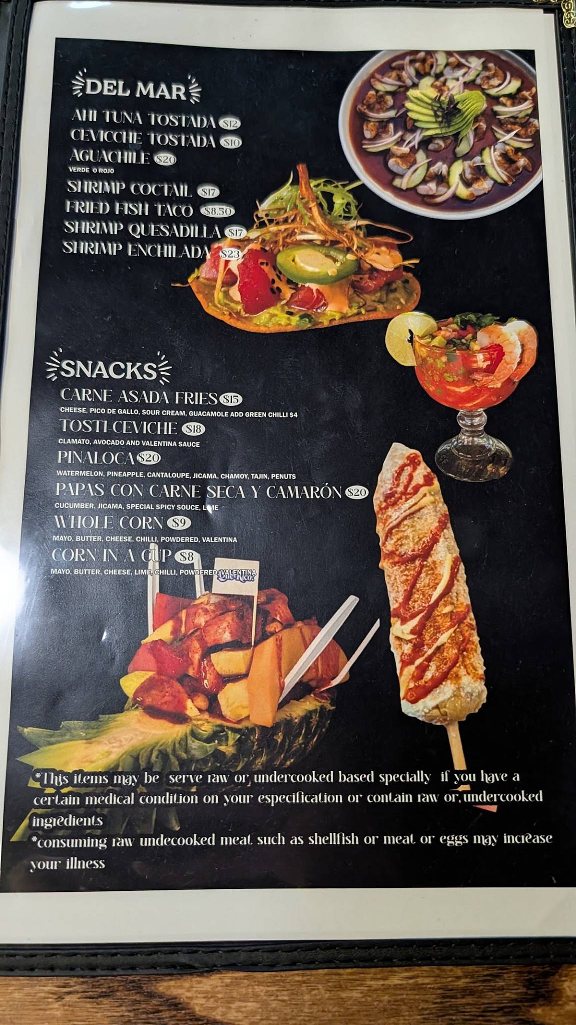 Qué Rico Mexican Restaurant меню