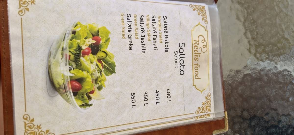 Redis Restaurant меню