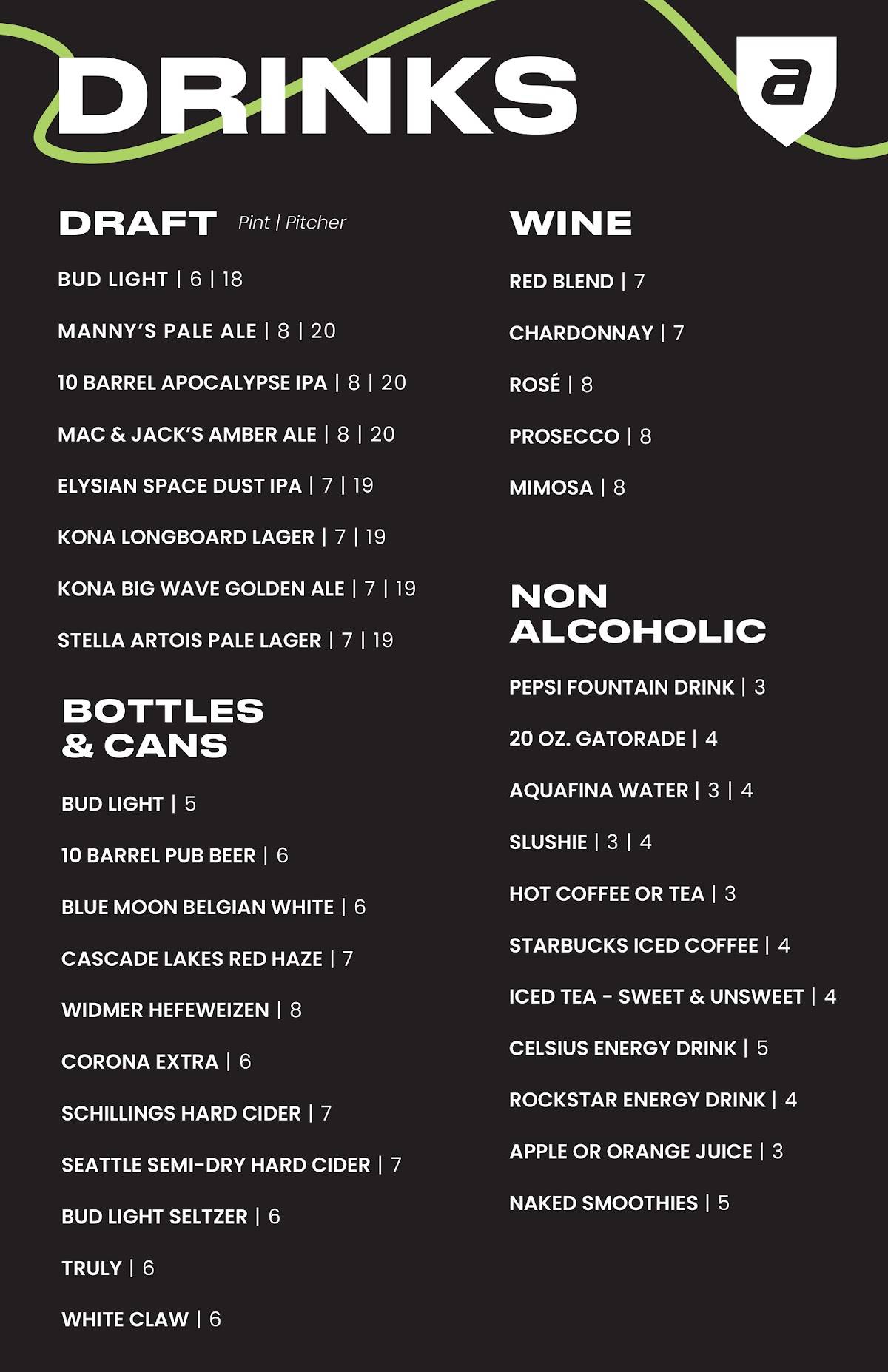 Moe's Kitchen & Bar Redmond меню