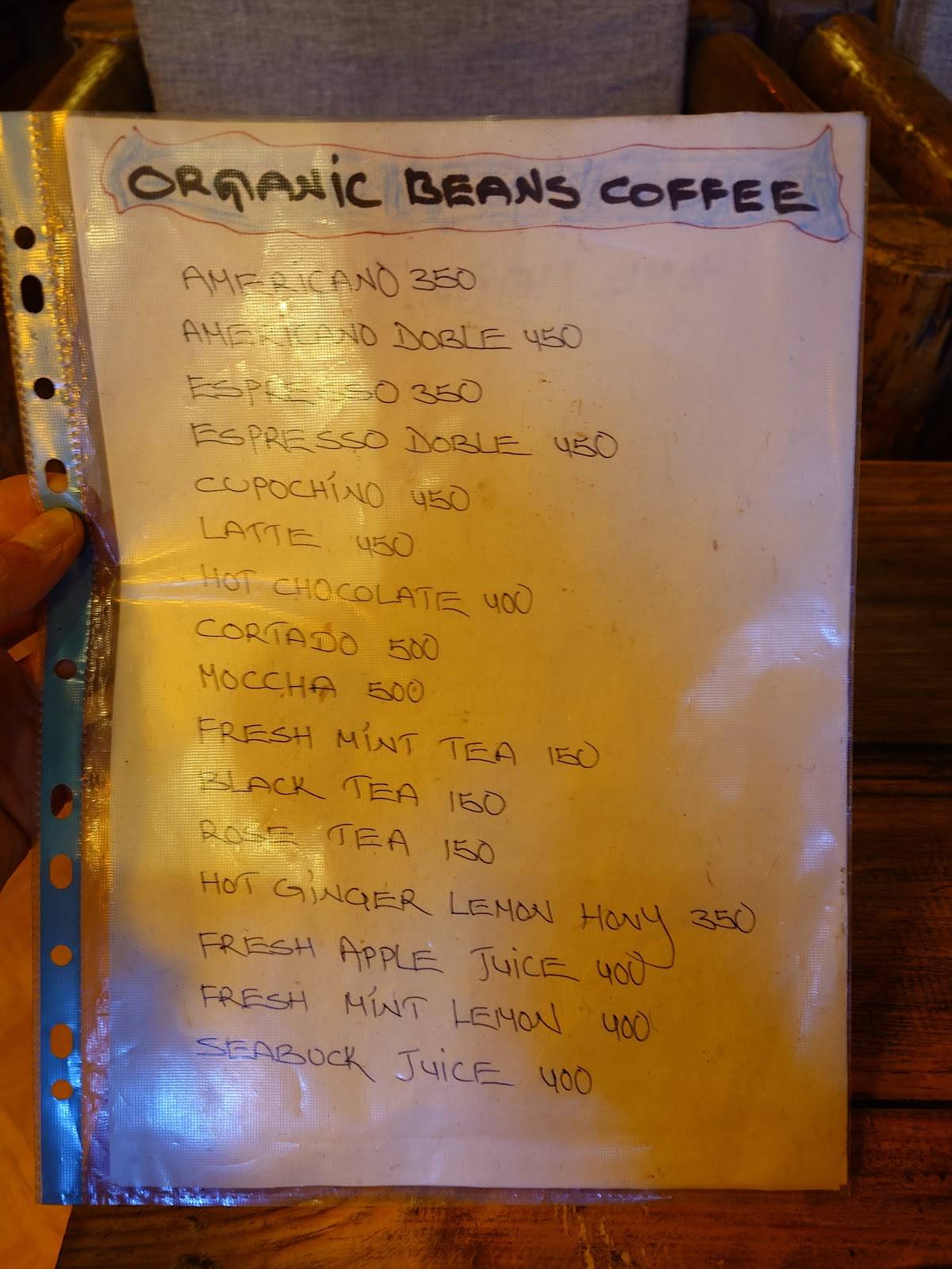 Reggae Freedom Cafe меню