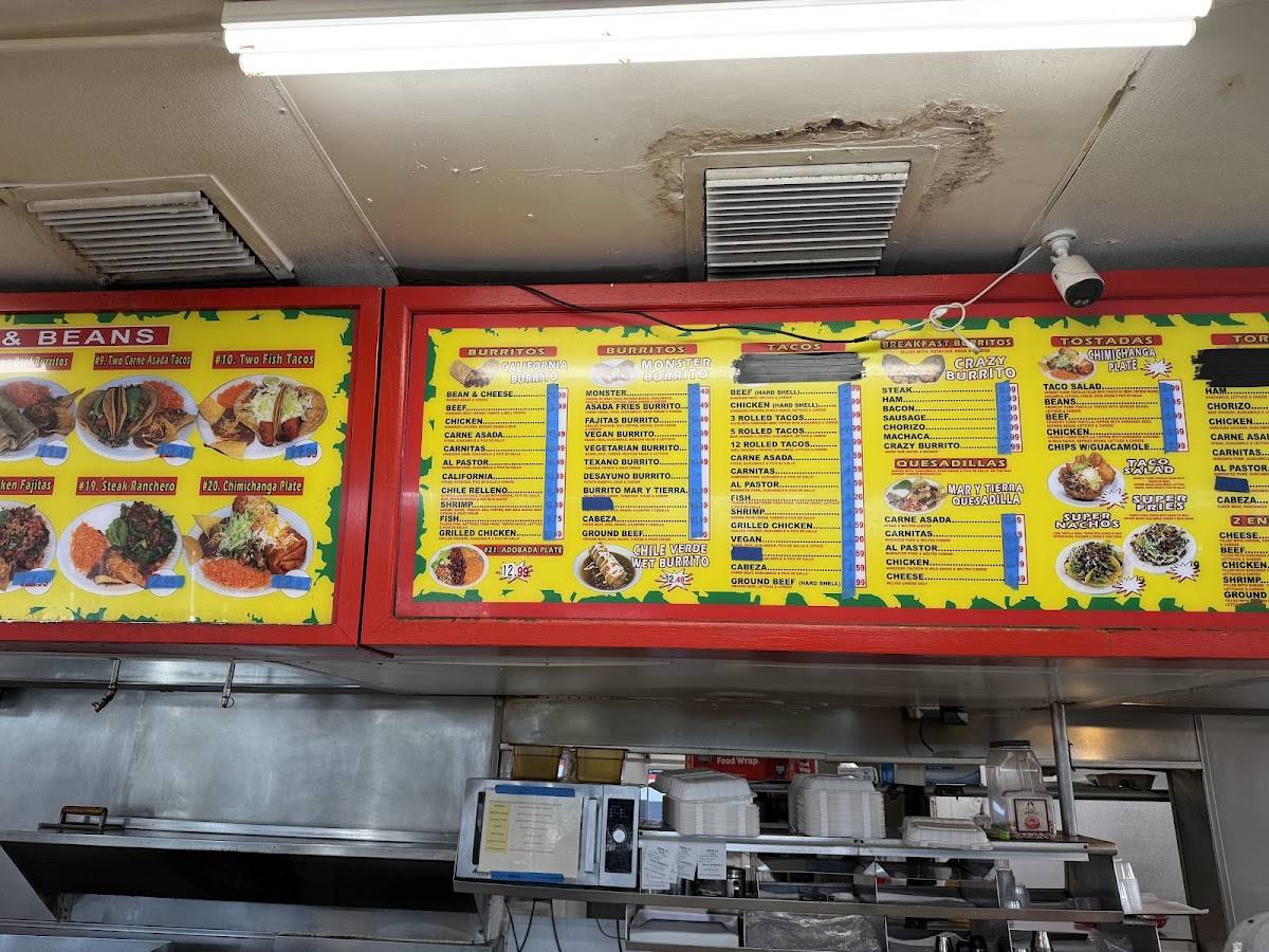 Aliberto's Jr Mexican Food меню