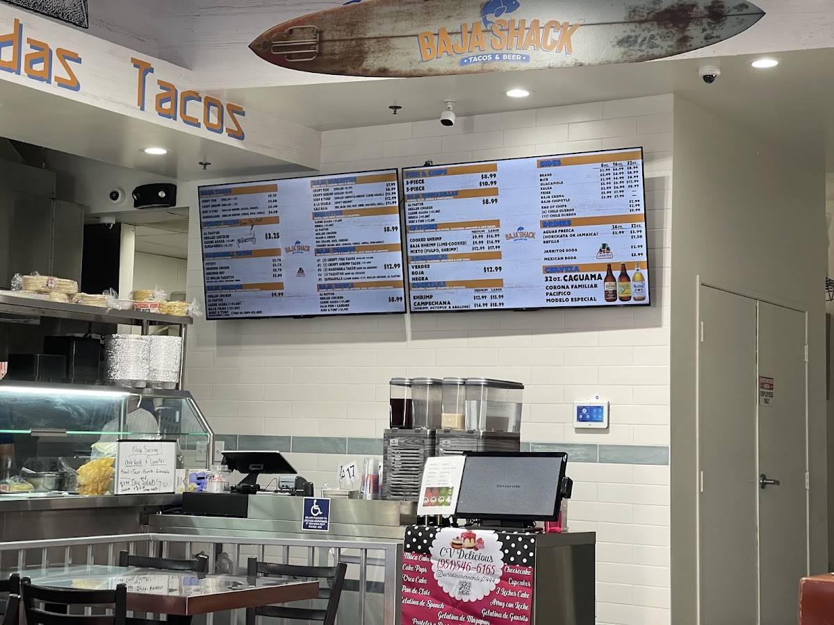 Baja Shack меню