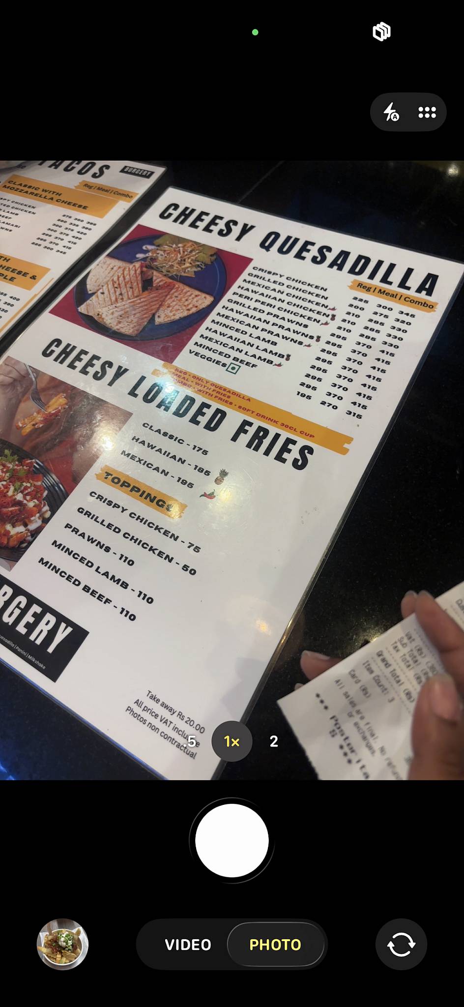Burgery меню